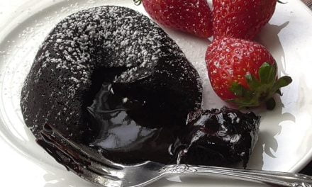 苦甜黑巧克力岩浆蛋糕