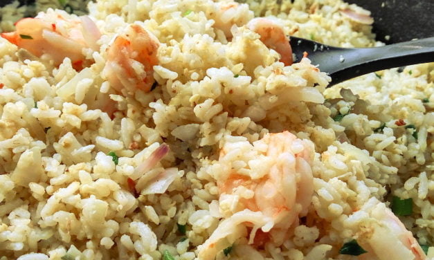 虾仁黄金炒饭-粒粒分明的家常做法