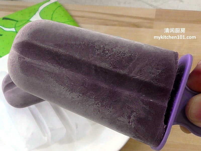 椰奶紫薯棒冰