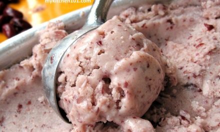 香浓椰奶红豆冰淇淋 (无奶油)