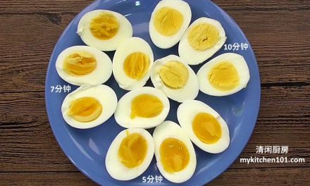 不同熟度的水煮蛋: 5分钟，7分钟，10分钟