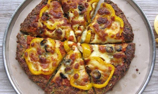 低碳西葫芦饼皮披萨