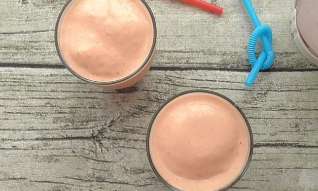 木瓜香草冰淇淋奶昔