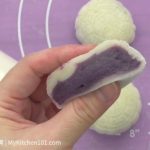 紫薯冰皮月饼