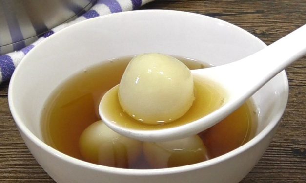 黑糖姜汁花生汤圆 – 太好吃了