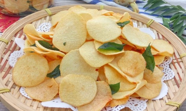 香脆炸慈菇片(芽菇)