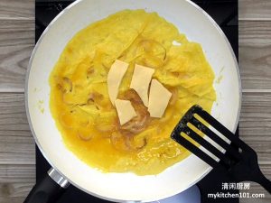 芝士洋葱蛋三文治-材料