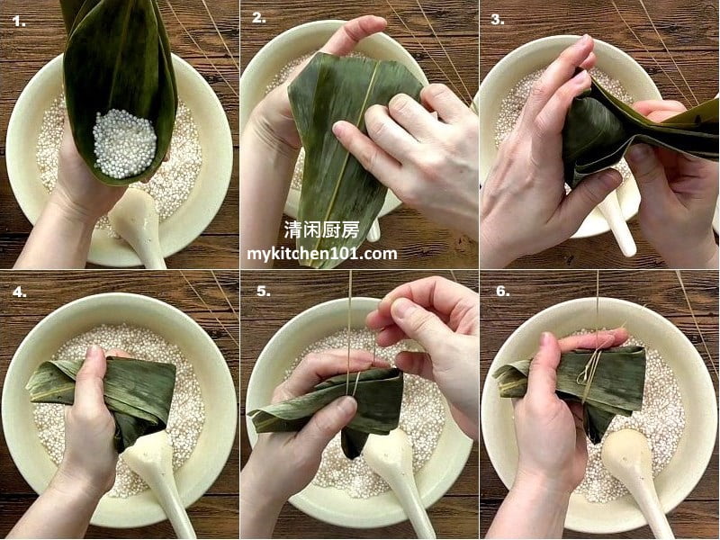 沙谷米碱水粽