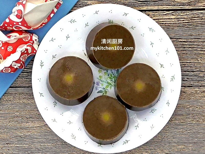抹茶红豆燕菜月饼