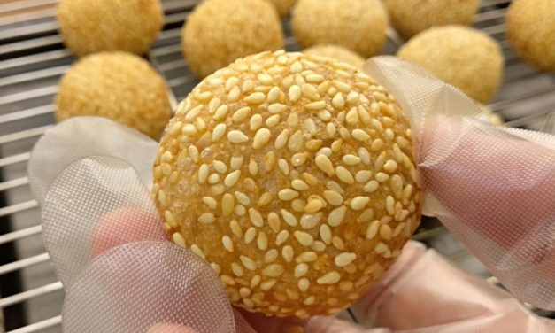 煎堆/芝麻球(花生馅)外酥内软冷卻后不塌做法