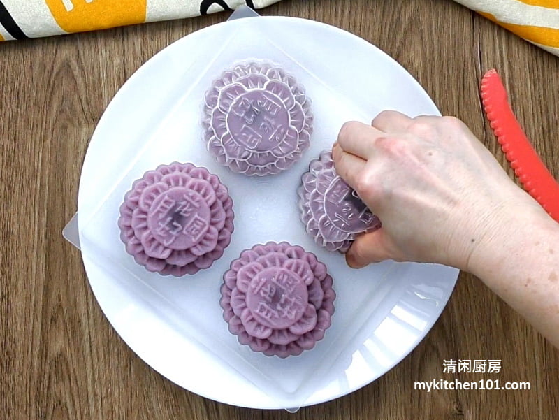 如何用紫薯制作燕菜月饼
