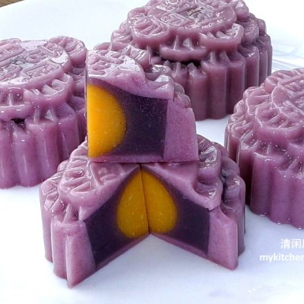紫薯燕菜月饼