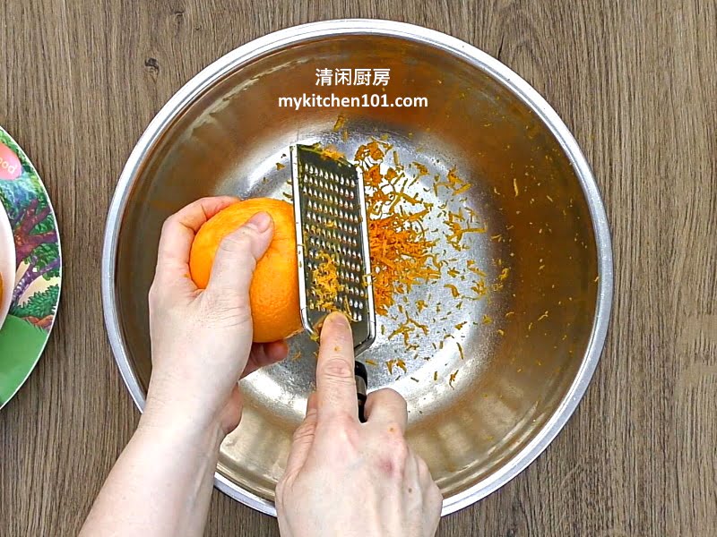 用鲜橙制作棉花海绵蛋糕