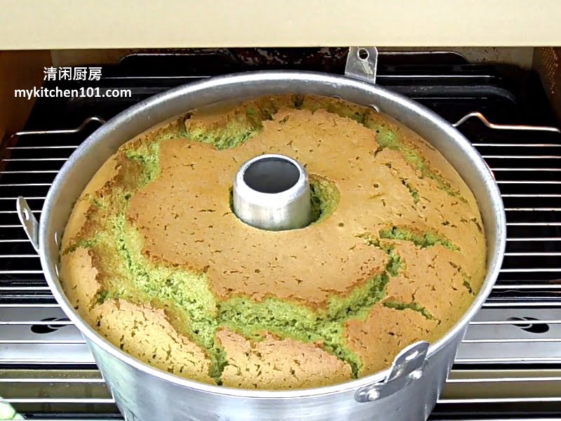 抹茶日本绿茶戚风蛋糕