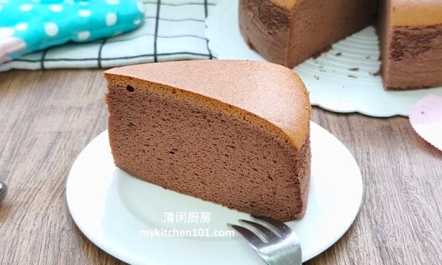 巧克力棉花芝士蛋糕- 结合柔软与浓香的巧克力轻乳酪蛋糕
